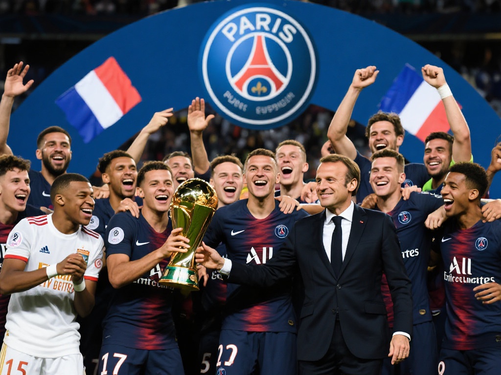 马克龙盛赞大巴黎夺冠:巴黎今晚统领欧洲之巅 巴黎圣日耳曼近年来一直在欧洲足坛保持强劲